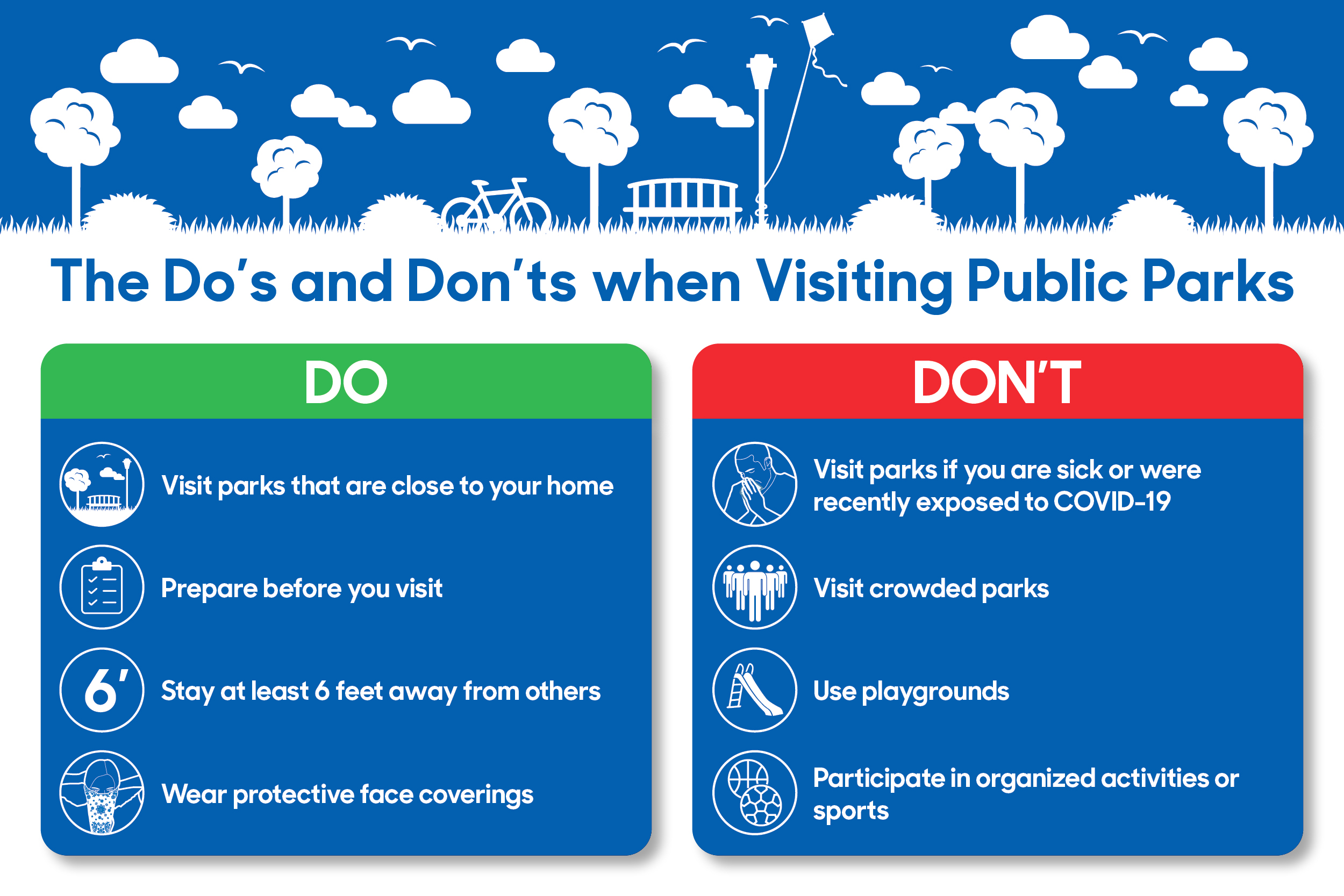The Do's and Don'ts when Visiting Public Parks